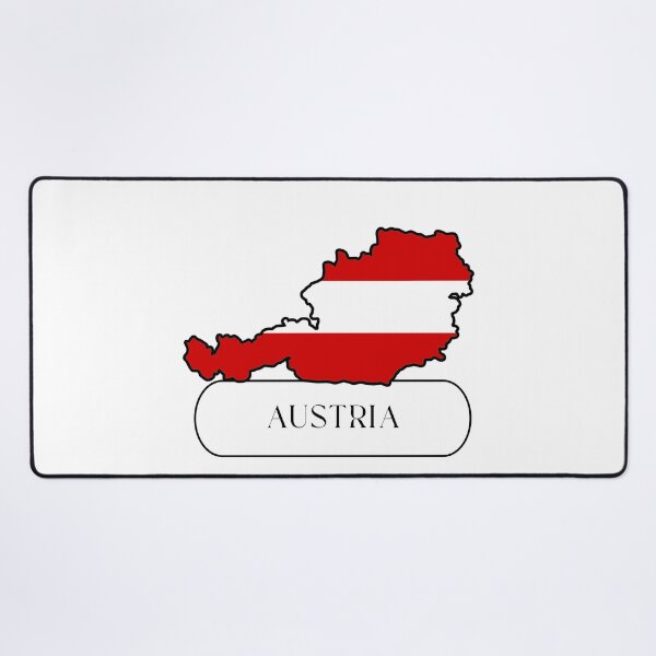 Item preview, Austria Map with Flag designed and sold by AustriabyPublic.