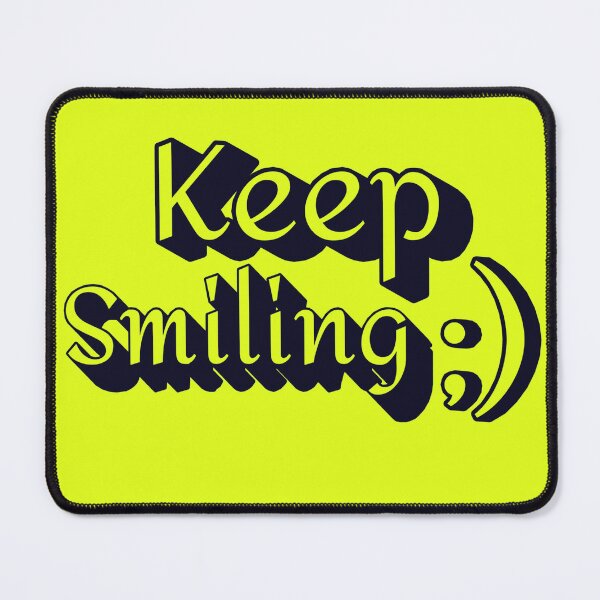 Item preview, Keep Smiling Typography designed and sold by AbeeRedB.