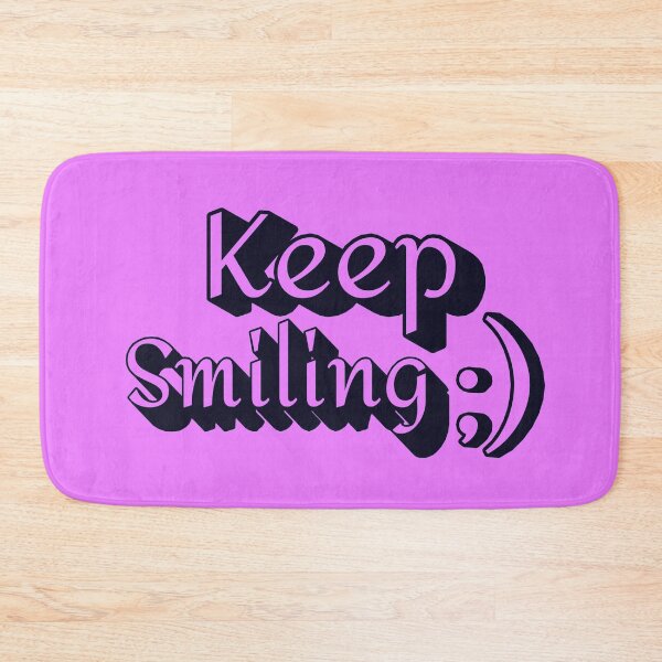 Item preview, Keep Smiling Typography designed and sold by AbeeRedB.