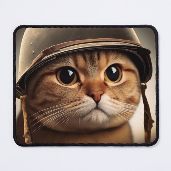Item preview, War Cat Meme -  Ready for Battle designed and sold by CatmemesArt.