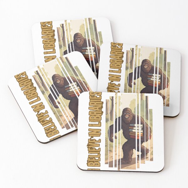 Item preview, I Believe in libraries - If bigfoot can believe, we can believe in him designed and sold by im-a-librarian.