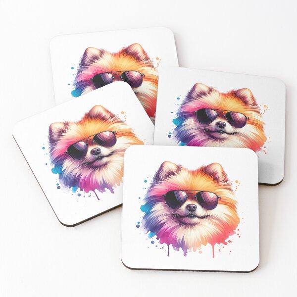 Item preview, Pomeranian with Sunglasses designed and sold by MyCozyCorner24.