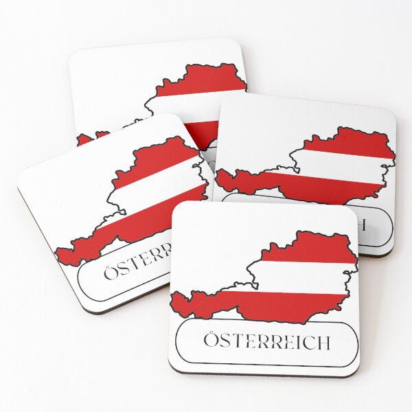 Item preview, Mapa de la bandera de ÖSTERREICH  designed and sold by AustriabyPublic.
