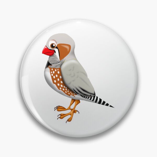 Item preview, Zebra Finch designed and sold by wickedcartoons.