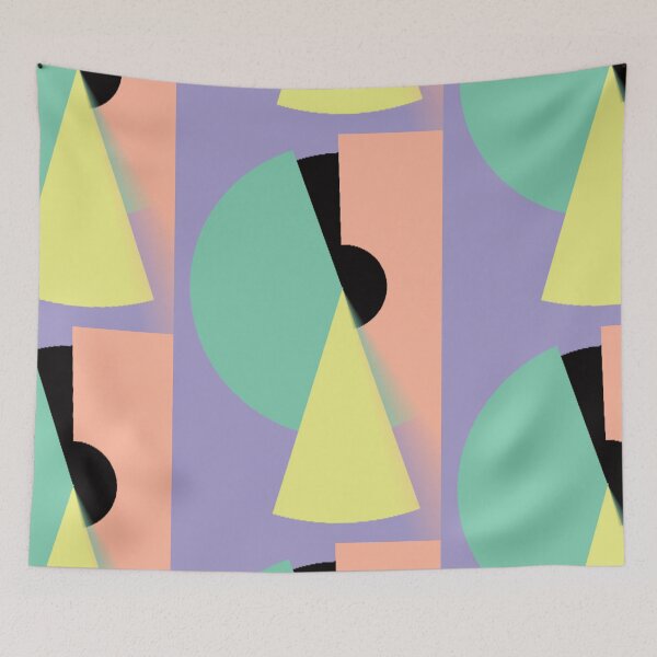 Item preview, Abstract geo pastel bright designed and sold by FlossOrFi.