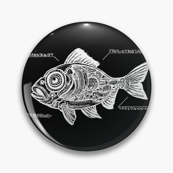 Item preview, Cyberfish Schematic designed and sold by Shiny Red Nothing.