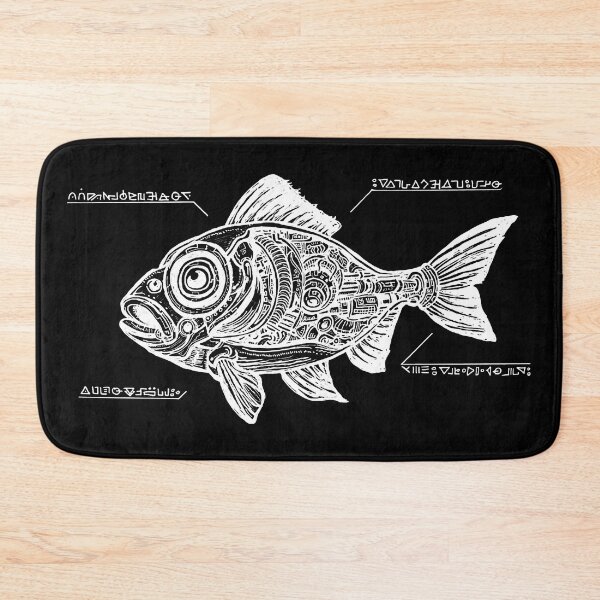 Item preview, Cyberfish Schematic designed and sold by Shiny Red Nothing.