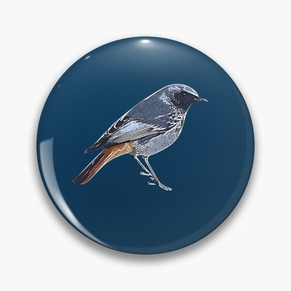Item preview, Black Redstart White Alternate Design  designed and sold by designsasstultd.