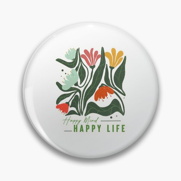 Item preview, Happy mind - happy life designed and sold by Made-by-Gus.
