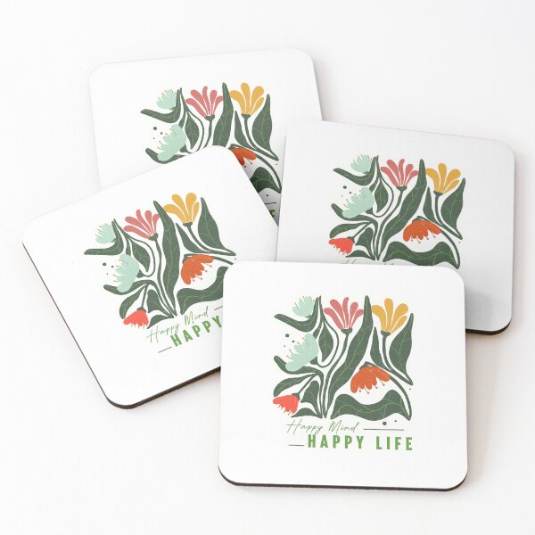 Item preview, Happy mind - happy life designed and sold by Made-by-Gus.