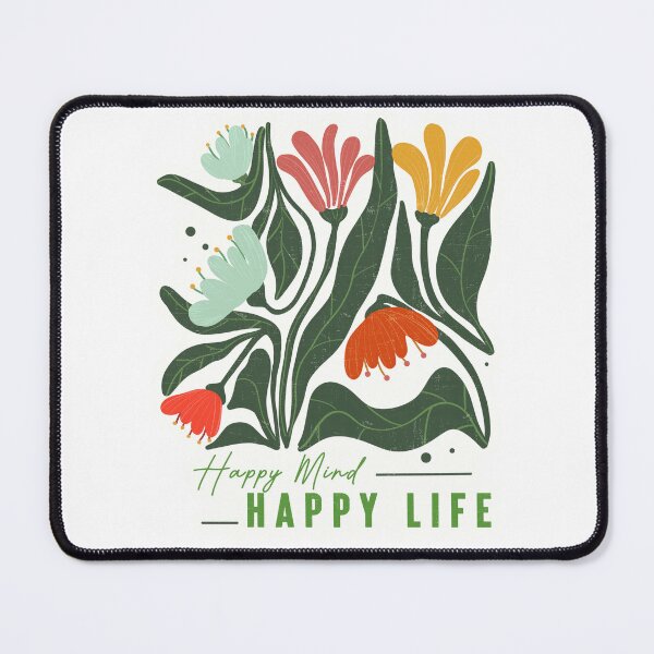 Item preview, Happy mind - happy life designed and sold by Made-by-Gus.