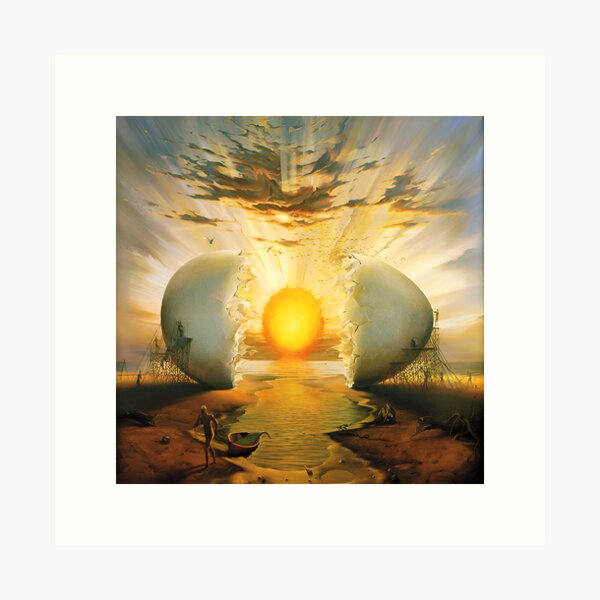 Aperçu de l'œuvre L'aurore Salvadore Dali créée et vendue par Calliope ❤️.