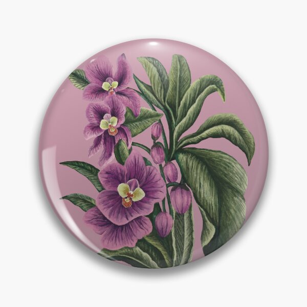 Item preview, Orchid on violet background designed and sold by AnnRu-art.