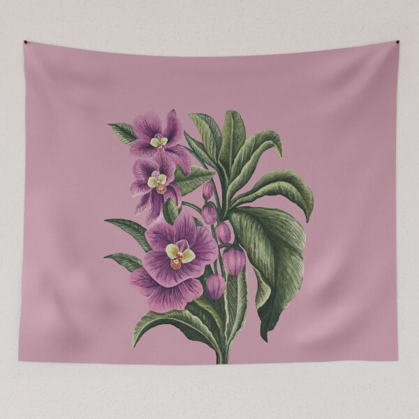 Item preview, Orchid on violet background designed and sold by AnnRu-art.