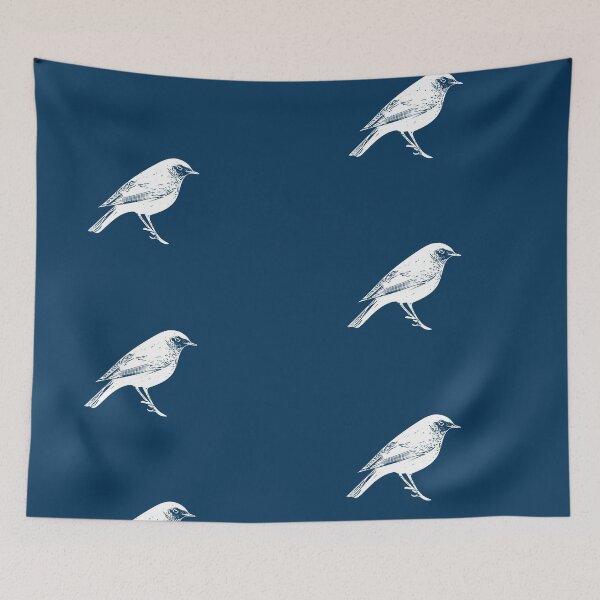 Item preview, Black Redstart White Design  designed and sold by designsasstultd.