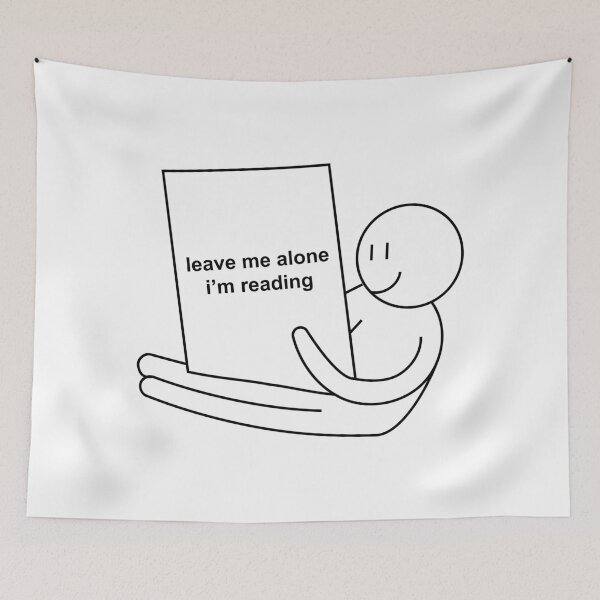 Item preview, leave me alone i’m reading designed and sold by KingaDesigns.