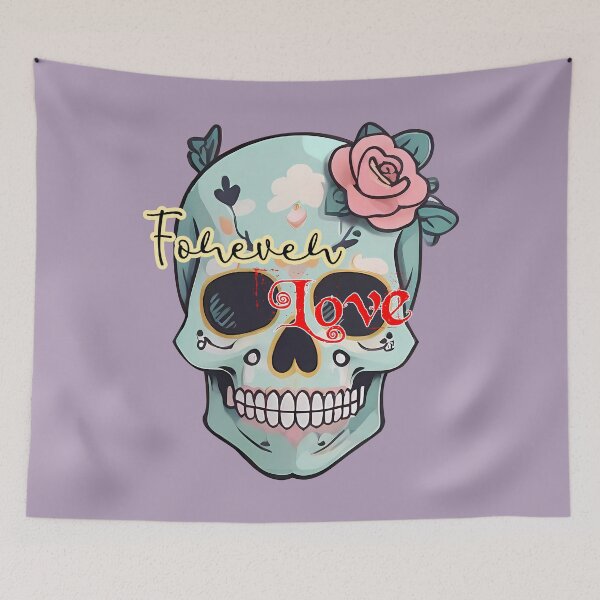 Item preview, Cutie Skull designed and sold by purrfect pattern.