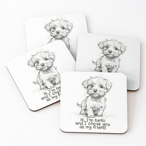 Item preview, Hi, I'm bello and I chose you as my friend designed and sold by Made-by-Gus.