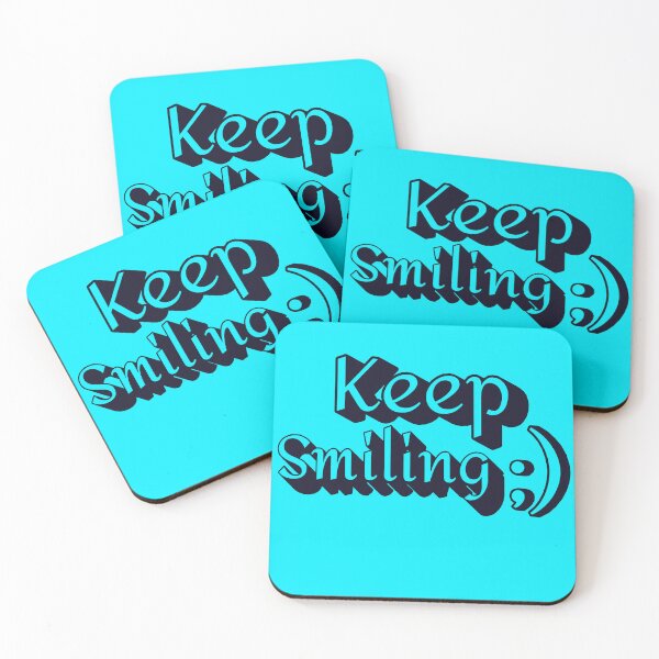 Item preview, Keep Smiling Typography designed and sold by AbeeRedB.