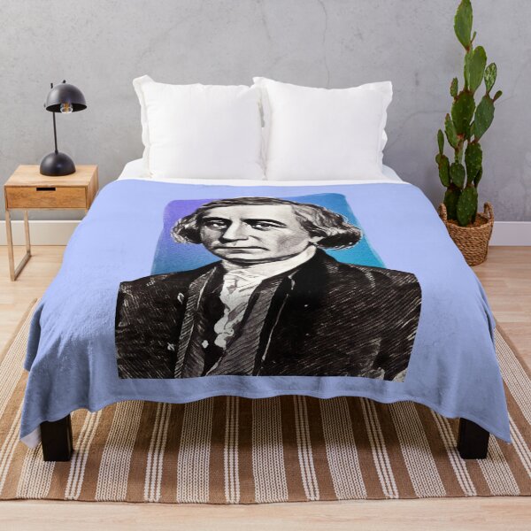Item preview, American Poet Philip Freneau - blue - illustration  designed and sold by Litstoy.