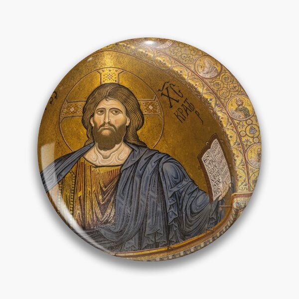 Item preview, Italy. Sicily. Monreale. Cathedral. Mosaic. Christ Pantocrator. designed and sold by vadim19.