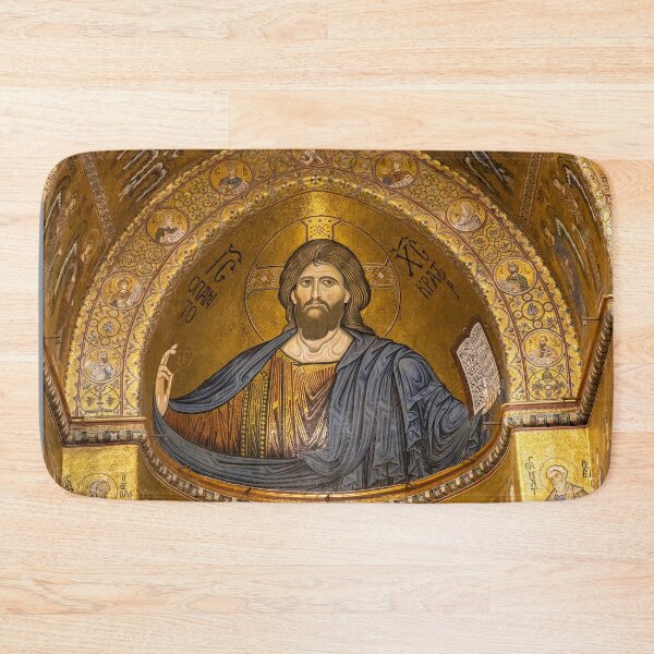 Item preview, Italy. Sicily. Monreale. Cathedral. Mosaic. Christ Pantocrator. designed and sold by vadim19.
