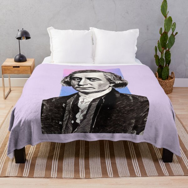 Item preview, American Poet Philip Freneau - purple pink - illustration designed and sold by Litstoy.