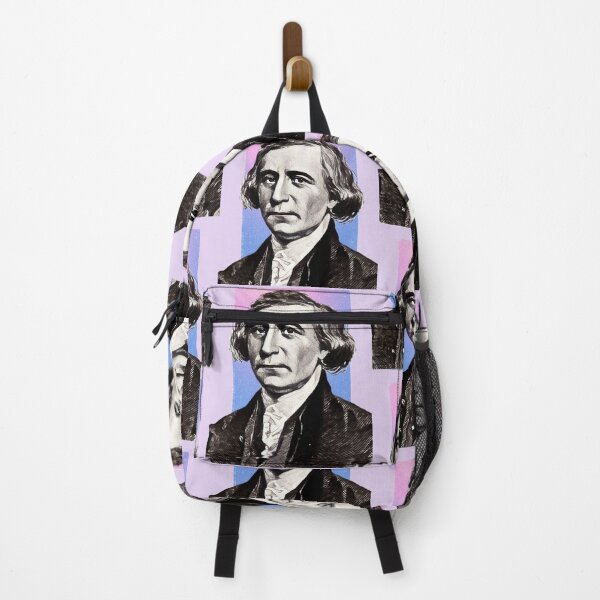 Item preview, American Poet Philip Freneau - purple pink - illustration  designed and sold by Litstoy.
