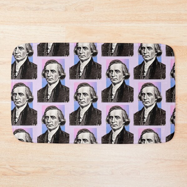 Item preview, American Poet Philip Freneau - purple pink - illustration  designed and sold by Litstoy.