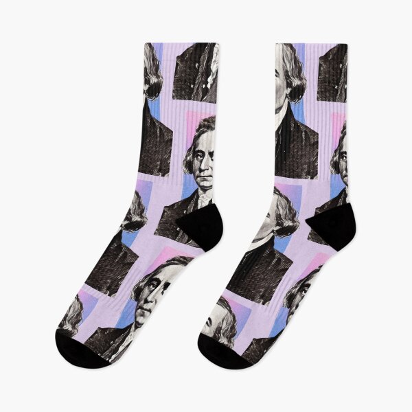 Item preview, American Poet Philip Freneau - purple pink - illustration  designed and sold by Litstoy.