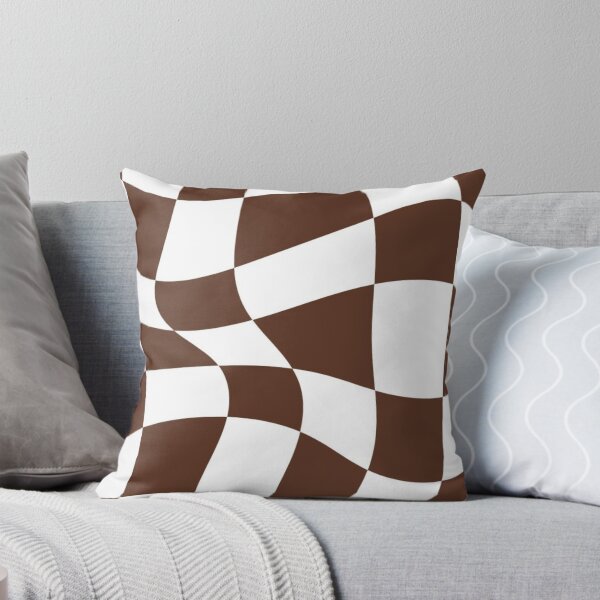 Item preview, Brown and Grey Checkerboard designed and sold by ZedColors.