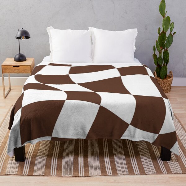 Item preview, Brown and Grey Checkerboard designed and sold by ZedColors.