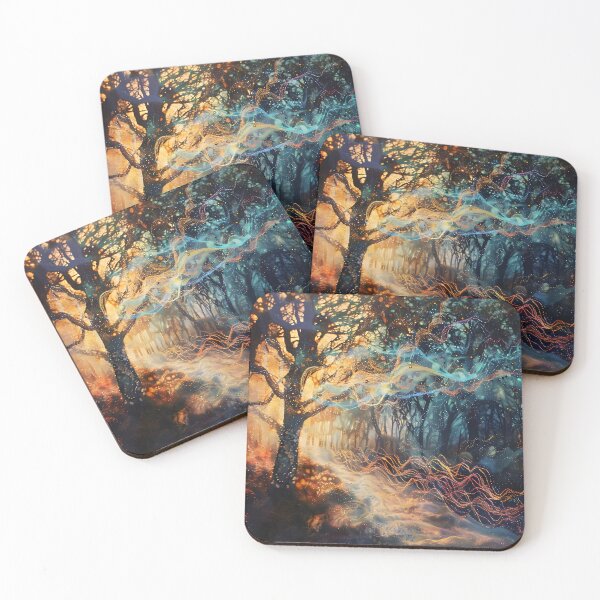Item preview, Whimsical Threads: Surreal 3D Forests designed and sold by AI-Only Creations.