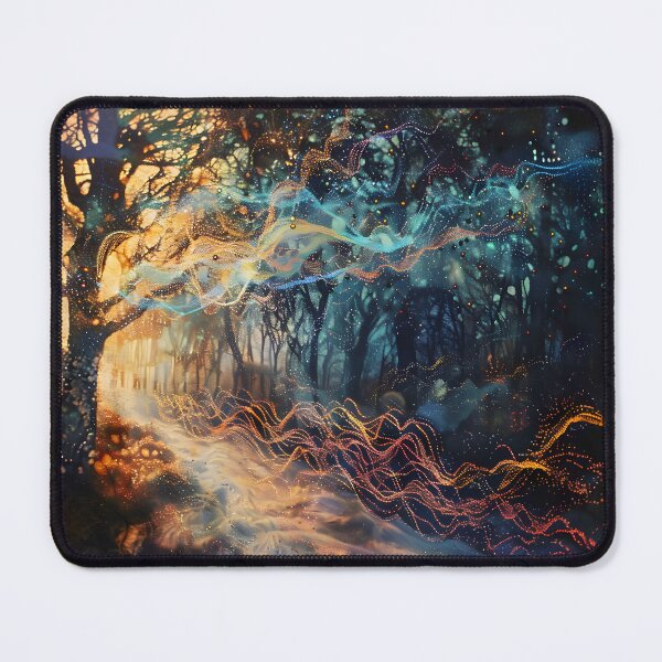 Item preview, Whimsical Threads: Surreal 3D Forests designed and sold by AI-Only Creations.