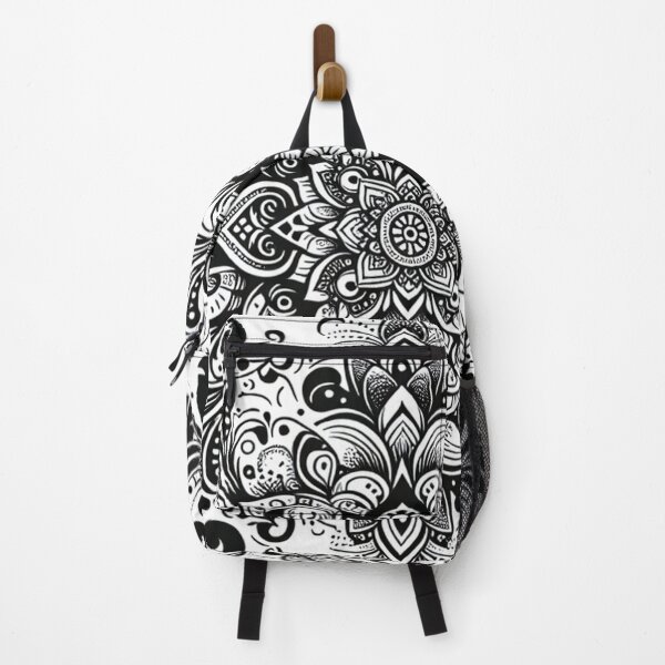 Item preview, Timeless Black Henna Inspired Art Pattern designed and sold by ReachForArt.