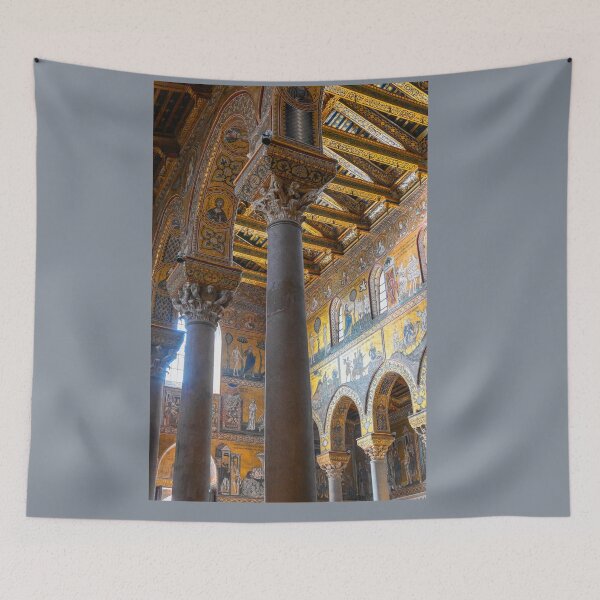 Item preview, Italy. Sicily. Monreale. Cathedral. Interior. Columns.  designed and sold by vadim19.