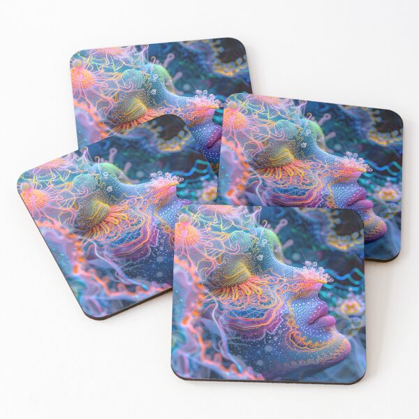 Item preview, Abyssal Threads: Surreal 3D Underwater Realms designed and sold by AI-Only Creations.