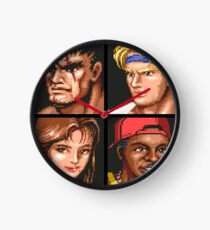 Streets of Rage 2 Character Portraits Clock