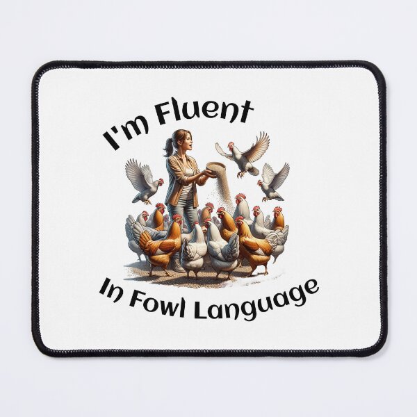 Item preview, Chickens - I'm Fluent In Fowl Language designed and sold by absurditeestore.