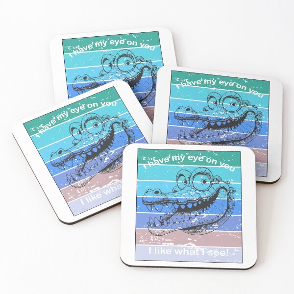Item preview, Eye on You: Fun Alligator Cartoon. designed and sold by jardraz.