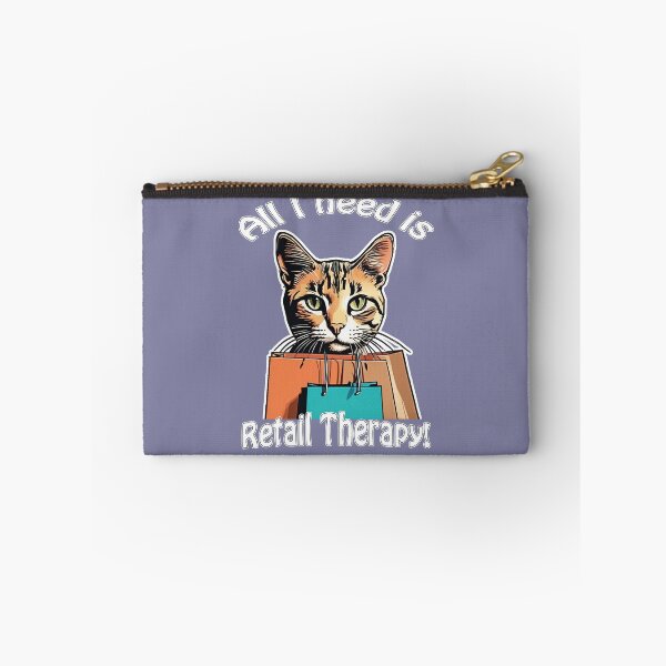 Item preview, Retail therapy cat designed and sold by FabFreakShop.