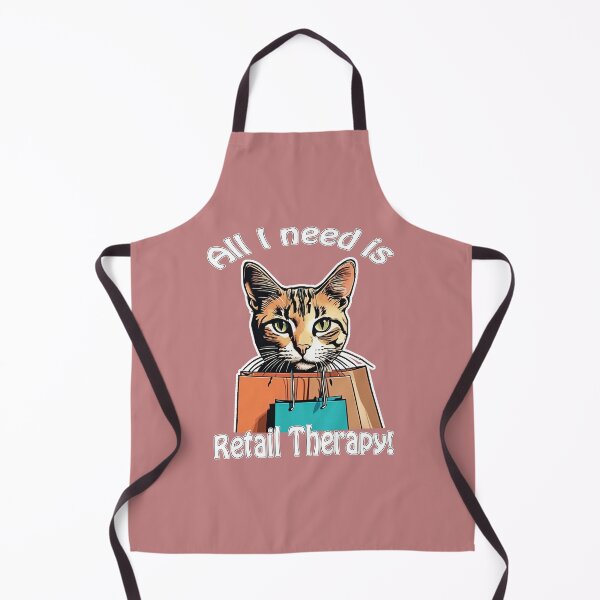 Item preview, Retail therapy cat designed and sold by FabFreakShop.