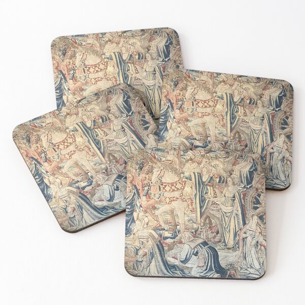 Item preview, Antique Flemish Tapestry Detail designed and sold by ricoflinn.