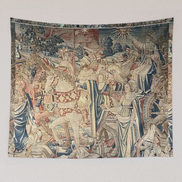 Item preview, Antique Flemish Tapestry Detail designed and sold by ricoflinn.