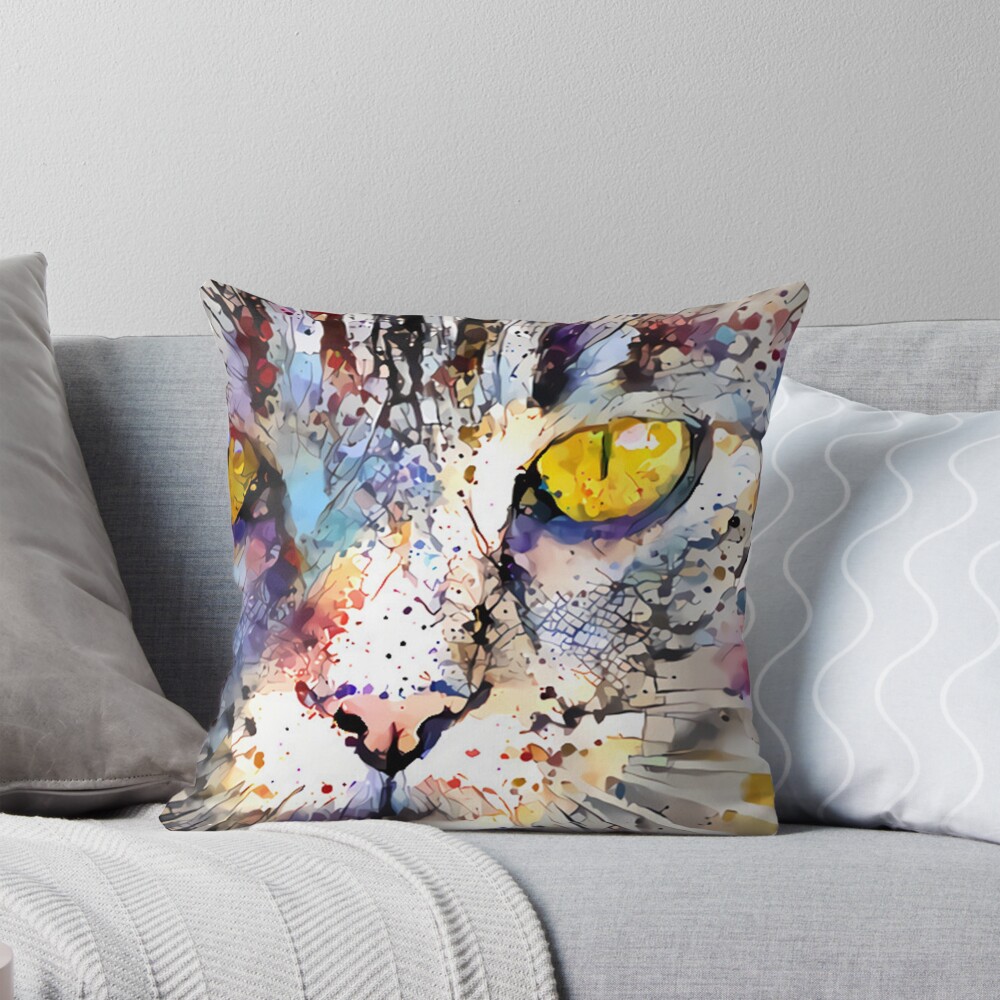 Item preview, Throw Pillow designed and sold by AndroidZ.