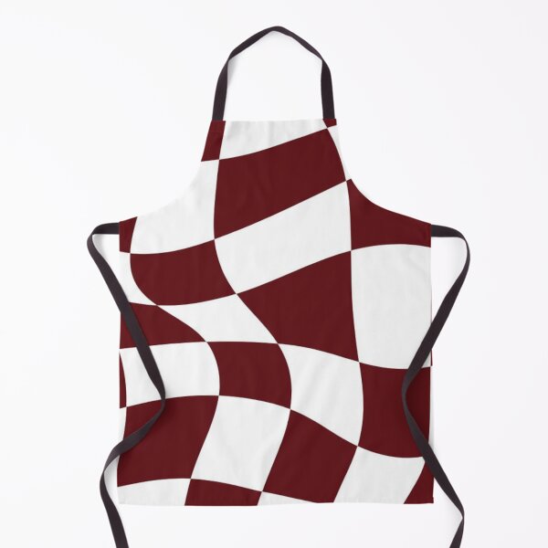 Item preview, Red and White Distorted Checkerboard designed and sold by ZedColors.