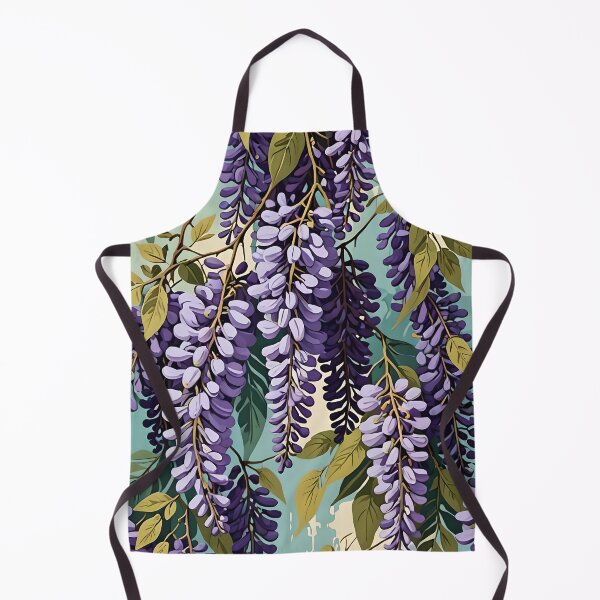 Item preview, Wisteria Retro Style Abstract Cottagecore Art 2 designed and sold by taiche.
