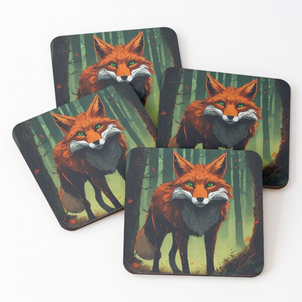Item preview, Beautiful fox in the forest designed and sold by JoraArt.