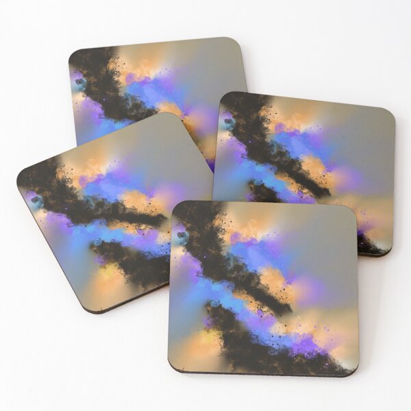 Item preview, Free Falling - Blue Purple Orange Abstract designed and sold by Joey Santiago.