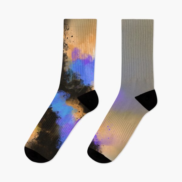 Item preview, Free Falling - Blue Purple Orange Abstract designed and sold by Joey Santiago.